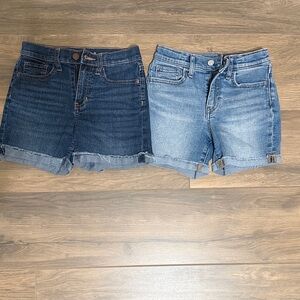 Old Navy Kids Denim Shorts - Dark and Light Blue